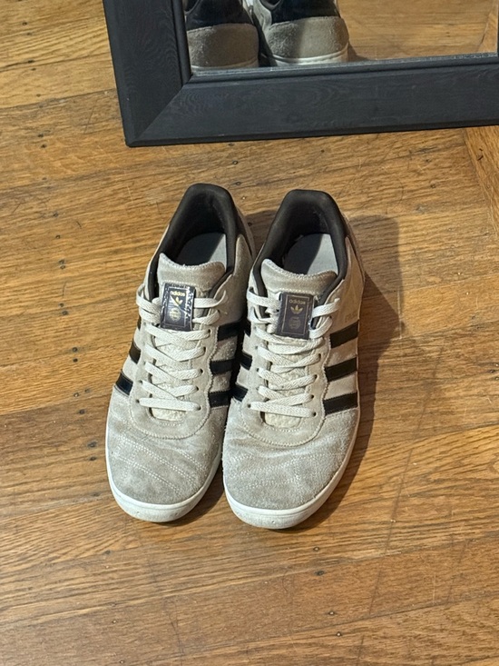 adidas Other - Adidas Men’s Suede Casual Sneakers in Beige with Black Stripes